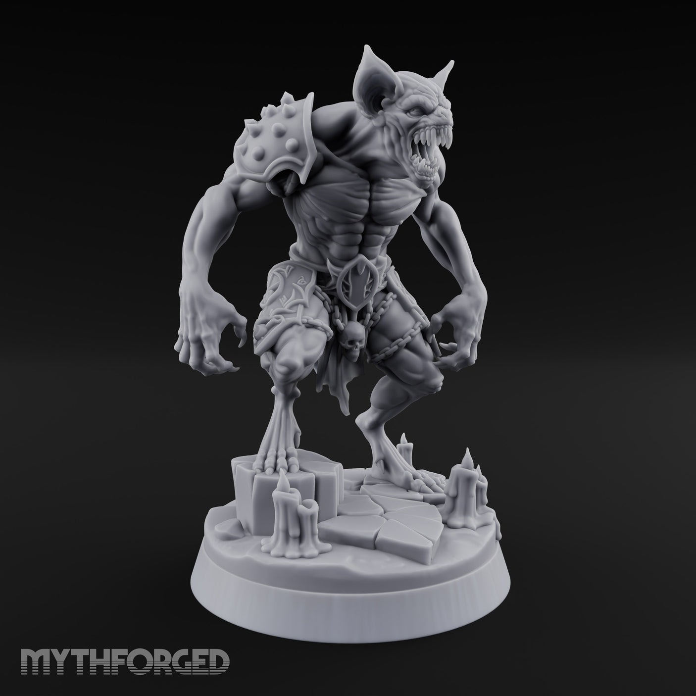 Mid-Transformation Vampire Monstrosity Miniature for Dungeons and Dragons, Pathfinder or other TTRPGs