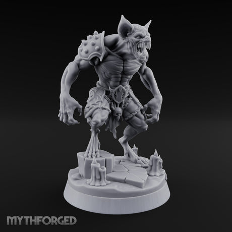 Mid-Transformation Vampire Monstrosity Miniature for Dungeons and Dragons, Pathfinder or other TTRPGs