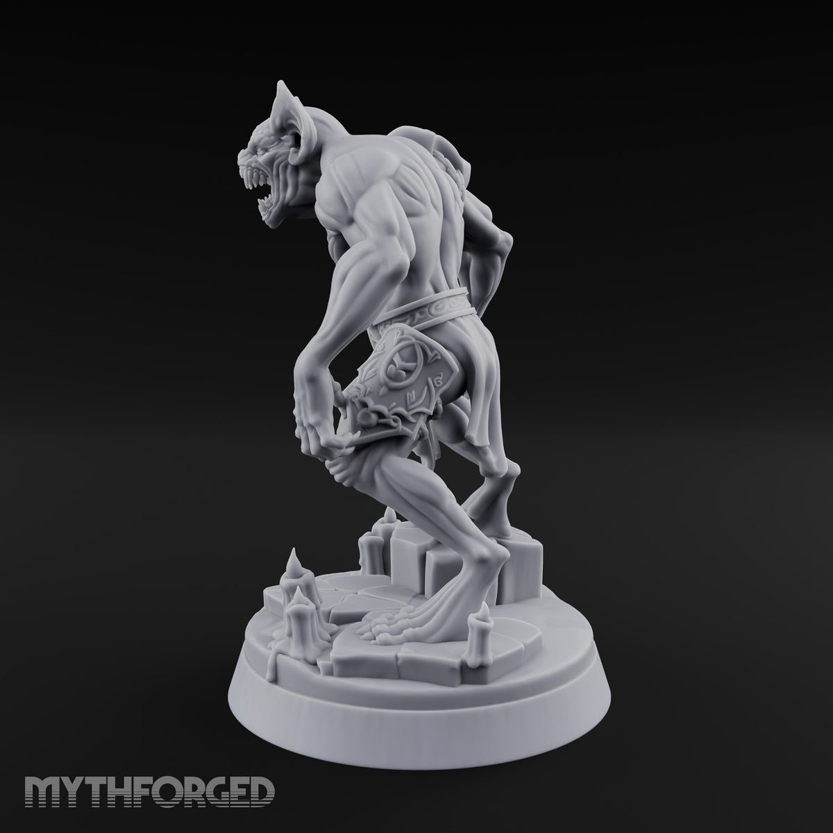 Mid-Transformation Vampire Monstrosity Miniature for Dungeons and Dragons, Pathfinder or other TTRPGs