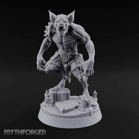 Mid-Transformation Vampire Monstrosity Miniature for Dungeons and Dragons, Pathfinder or other TTRPGs