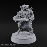 Tray Toting Goblin Alchemist Miniature for Dungeons and Dragons, Pathfinder or other TTRPGs