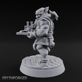 Tray Toting Goblin Alchemist Miniature for Dungeons and Dragons, Pathfinder or other TTRPGs