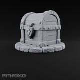 Keep Your Paws Off Paw-Locked Wooden Treasure Chest