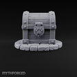 Keep Your Paws Off Paw-Locked Wooden Treasure Chest
