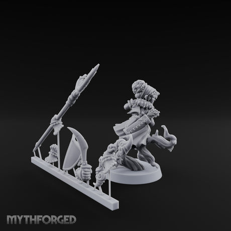 Tree Perching Halfling Ranger Miniature for Dungeons and Dragons, Pathfinder or other TTRPGs