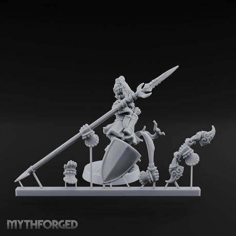 Tree Perching Halfling Ranger Miniature for Dungeons and Dragons, Pathfinder or other TTRPGs