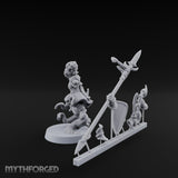Tree Perching Halfling Ranger Miniature for Dungeons and Dragons, Pathfinder or other TTRPGs