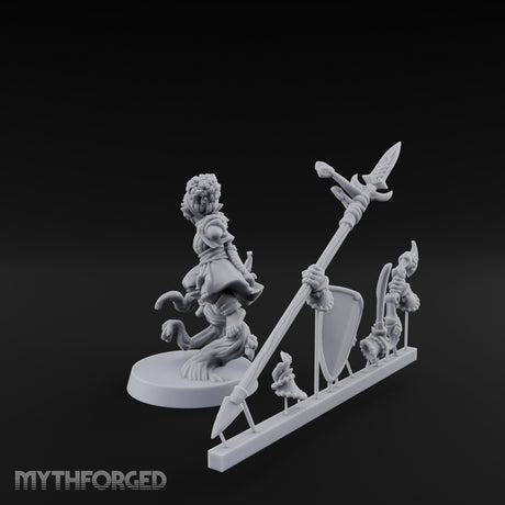 Tree Perching Halfling Ranger Miniature for Dungeons and Dragons, Pathfinder or other TTRPGs