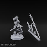 Tree Perching Halfling Ranger Miniature for Dungeons and Dragons, Pathfinder or other TTRPGs