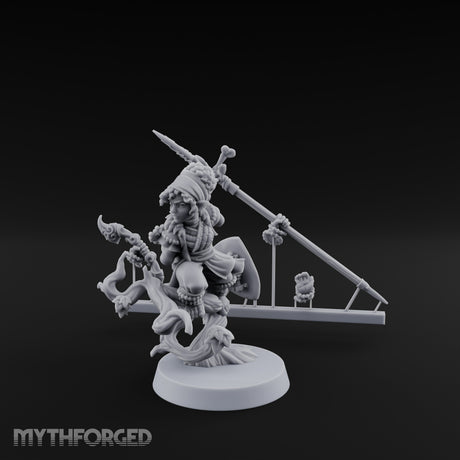 Tree Perching Halfling Ranger Miniature for Dungeons and Dragons, Pathfinder or other TTRPGs