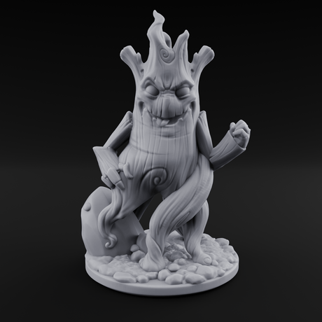 Grinning Wide Treant Saplings Miniature for Dungeons and Dragons, Pathfinder or other TTRPGs