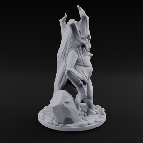 Grinning Wide Treant Sapling A Miniature for Dungeons and Dragons, Pathfinder or other TTRPGs