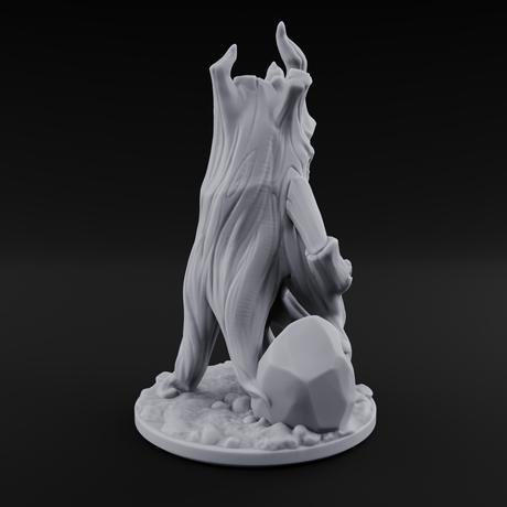 Grinning Wide Treant Sapling A Miniature for Dungeons and Dragons, Pathfinder or other TTRPGs
