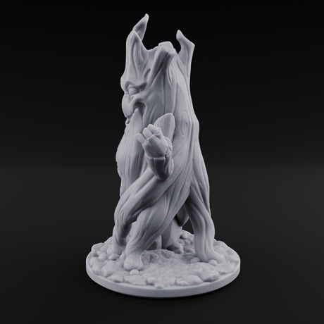 Grinning Wide Treant Sapling A Miniature for Dungeons and Dragons, Pathfinder or other TTRPGs
