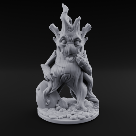 Grinning Wide Treant Saplings Miniature for Dungeons and Dragons, Pathfinder or other TTRPGs