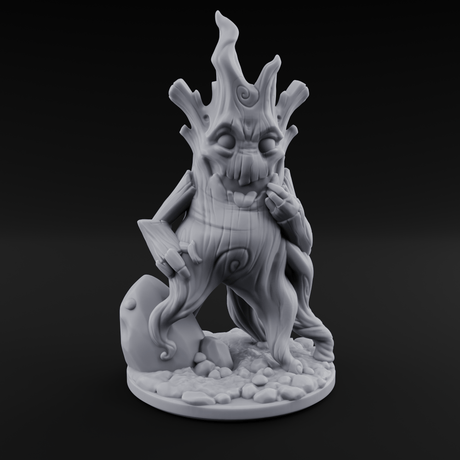 Grinning Wide Treant Saplings Miniature for Dungeons and Dragons, Pathfinder or other TTRPGs