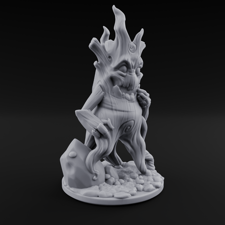 Grinning Wide Treant Sapling B Miniature for Dungeons and Dragons, Pathfinder or other TTRPGs