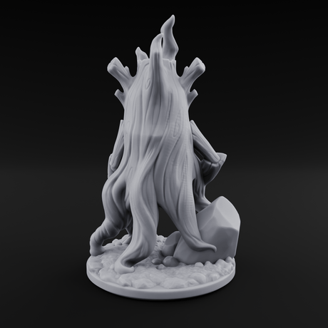 Grinning Wide Treant Sapling B Miniature for Dungeons and Dragons, Pathfinder or other TTRPGs