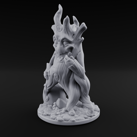 Grinning Wide Treant Sapling B Miniature for Dungeons and Dragons, Pathfinder or other TTRPGs