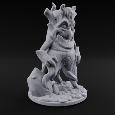 Grinning Wide Treant Saplings Miniature for Dungeons and Dragons, Pathfinder or other TTRPGs