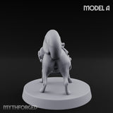 Trench Combat Dog A Miniature for Dungeons and Dragons, Pathfinder or other TTRPGs