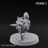 Trench Combat Dog C Miniature for Dungeons and Dragons, Pathfinder or other TTRPGs