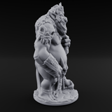 Belly Out Bossing Troll Tribe Chief Miniature for Dungeons and Dragons, Pathfinder or other TTRPGs