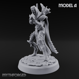 Weapons Bristling Elite Corpse Fleet Infantry Miniature for Dungeons and Dragons, Pathfinder or other TTRPGs