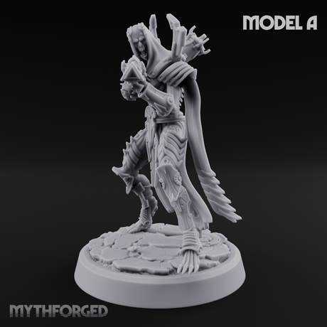 Weapons Bristling Elite Corpse Fleet Infantry A Miniature for Dungeons and Dragons, Pathfinder or other TTRPGs