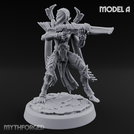 Weapons Bristling Elite Corpse Fleet Infantry A Miniature for Dungeons and Dragons, Pathfinder or other TTRPGs