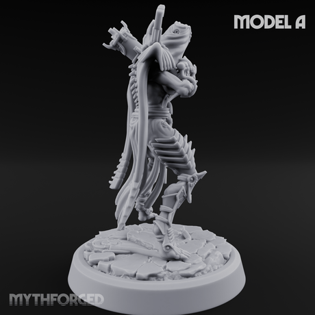 Weapons Bristling Elite Corpse Fleet Infantry A Miniature for Dungeons and Dragons, Pathfinder or other TTRPGs