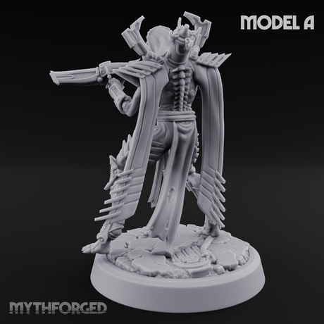 Weapons Bristling Elite Corpse Fleet Infantry A Miniature for Dungeons and Dragons, Pathfinder or other TTRPGs