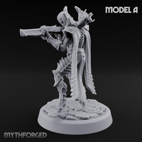 Weapons Bristling Elite Corpse Fleet Infantry A Miniature for Dungeons and Dragons, Pathfinder or other TTRPGs
