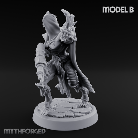 Weapons Bristling Elite Corpse Fleet Infantry B Miniature for Dungeons and Dragons, Pathfinder or other TTRPGs