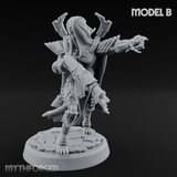 Weapons Bristling Elite Corpse Fleet Infantry Miniature for Dungeons and Dragons, Pathfinder or other TTRPGs