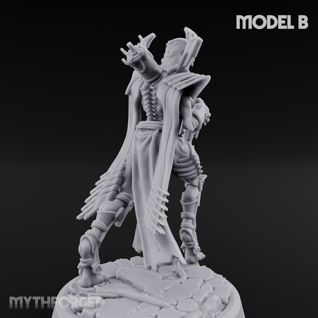 Weapons Bristling Elite Corpse Fleet Infantry B Miniature for Dungeons and Dragons, Pathfinder or other TTRPGs