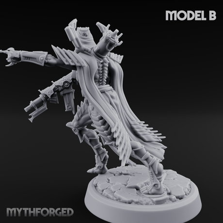 Weapons Bristling Elite Corpse Fleet Infantry B Miniature for Dungeons and Dragons, Pathfinder or other TTRPGs
