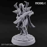 Weapons Bristling Elite Corpse Fleet Infantry Miniature for Dungeons and Dragons, Pathfinder or other TTRPGs