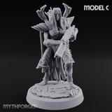 Weapons Bristling Elite Corpse Fleet Infantry Miniature for Dungeons and Dragons, Pathfinder or other TTRPGs