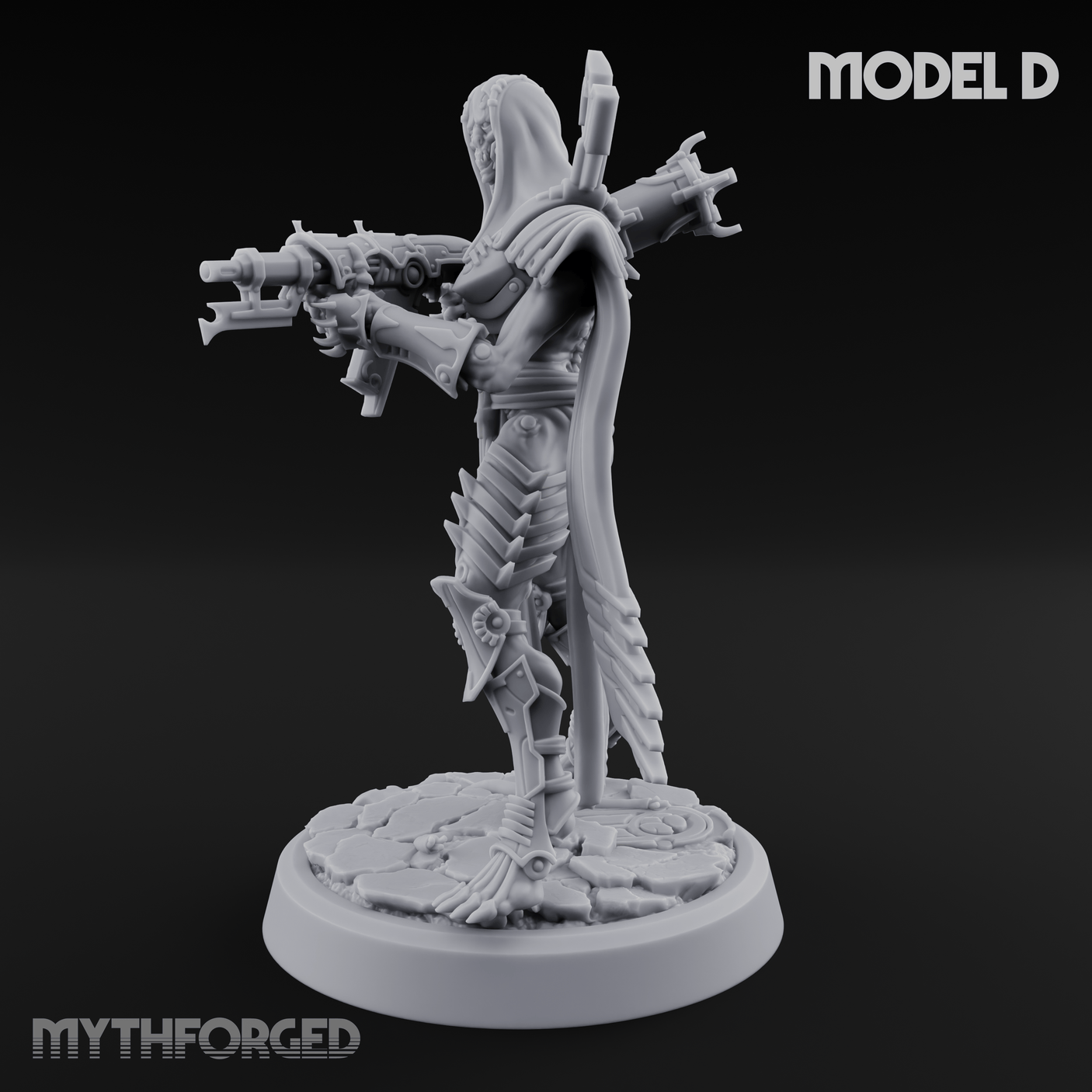 Weapons Bristling Elite Corpse Fleet Infantry D Miniature for Dungeons and Dragons, Pathfinder or other TTRPGs