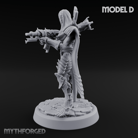 Weapons Bristling Elite Corpse Fleet Infantry D Miniature for Dungeons and Dragons, Pathfinder or other TTRPGs