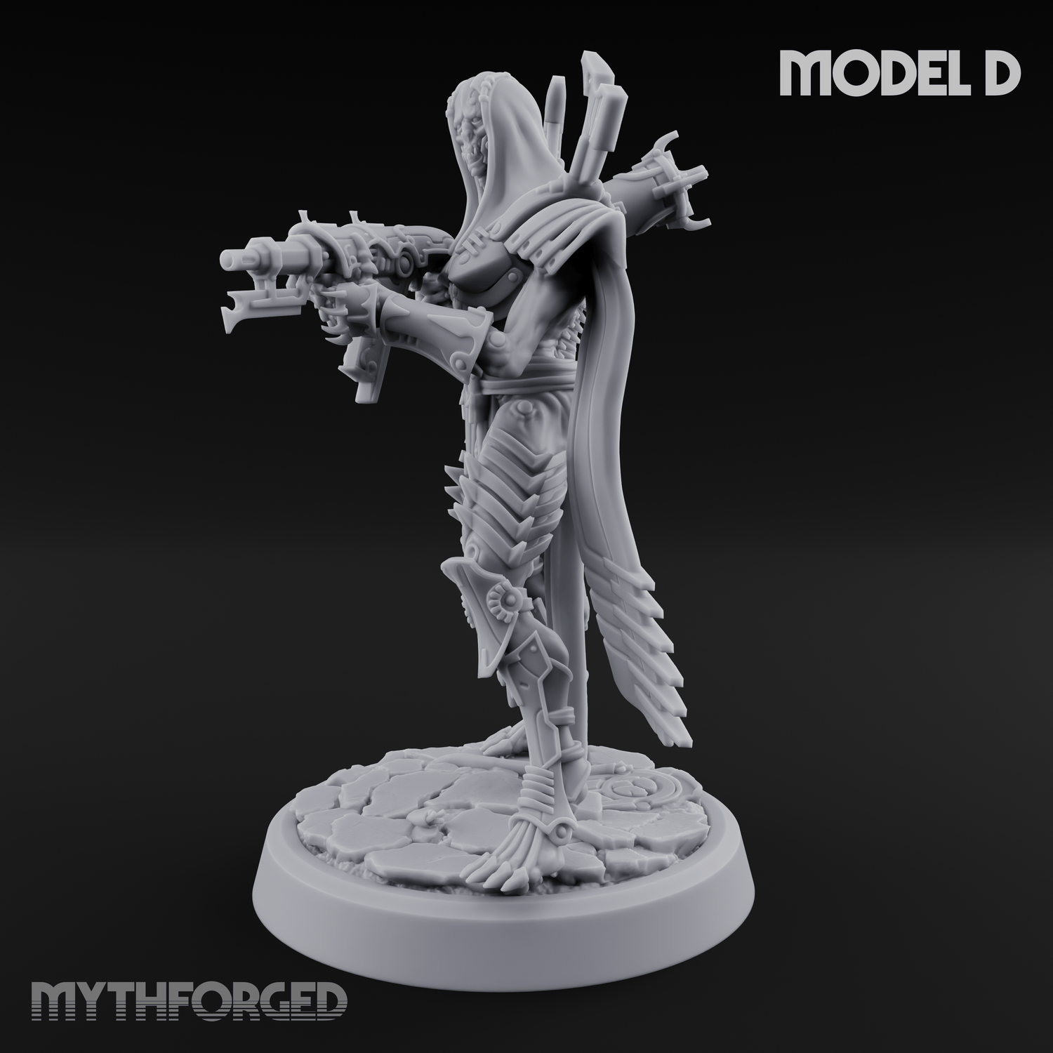 Weapons Bristling Elite Corpse Fleet Infantry Miniature for Dungeons and Dragons, Pathfinder or other TTRPGs
