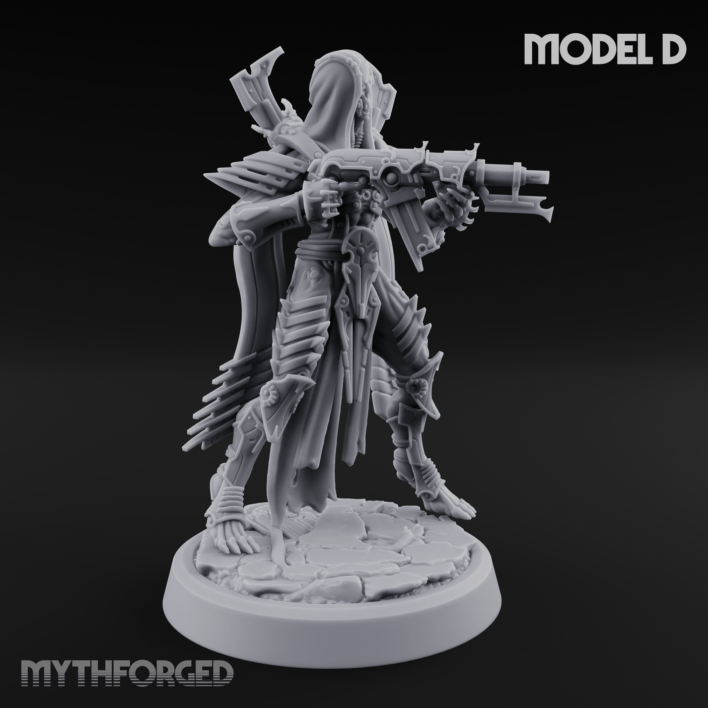 Weapons Bristling Elite Corpse Fleet Infantry D Miniature for Dungeons and Dragons, Pathfinder or other TTRPGs