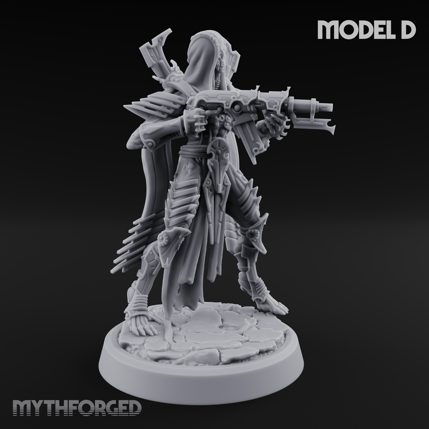 Weapons Bristling Elite Corpse Fleet Infantry D Miniature for Dungeons and Dragons, Pathfinder or other TTRPGs