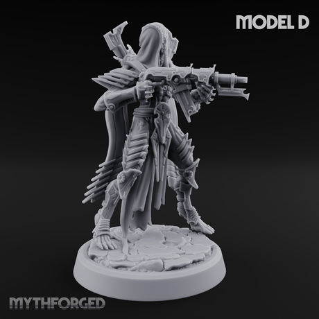Weapons Bristling Elite Corpse Fleet Infantry D Miniature for Dungeons and Dragons, Pathfinder or other TTRPGs