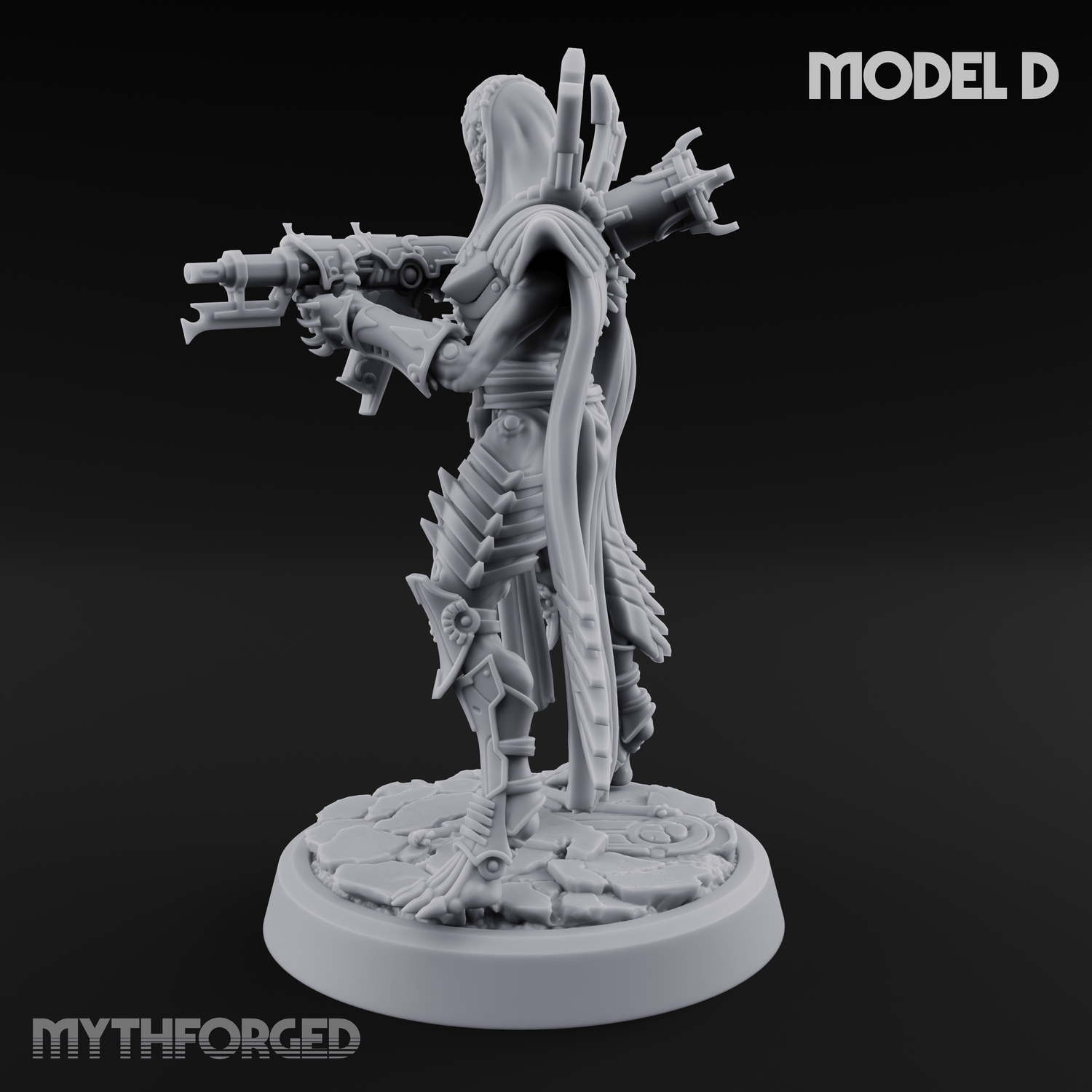 Weapons Bristling Elite Corpse Fleet Infantry D Miniature for Dungeons and Dragons, Pathfinder or other TTRPGs