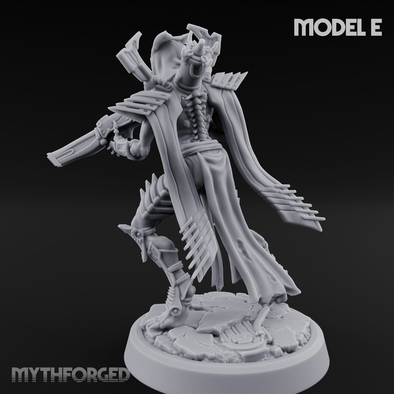 Weapons Bristling Elite Corpse Fleet Infantry E Miniature for Dungeons and Dragons, Pathfinder or other TTRPGs
