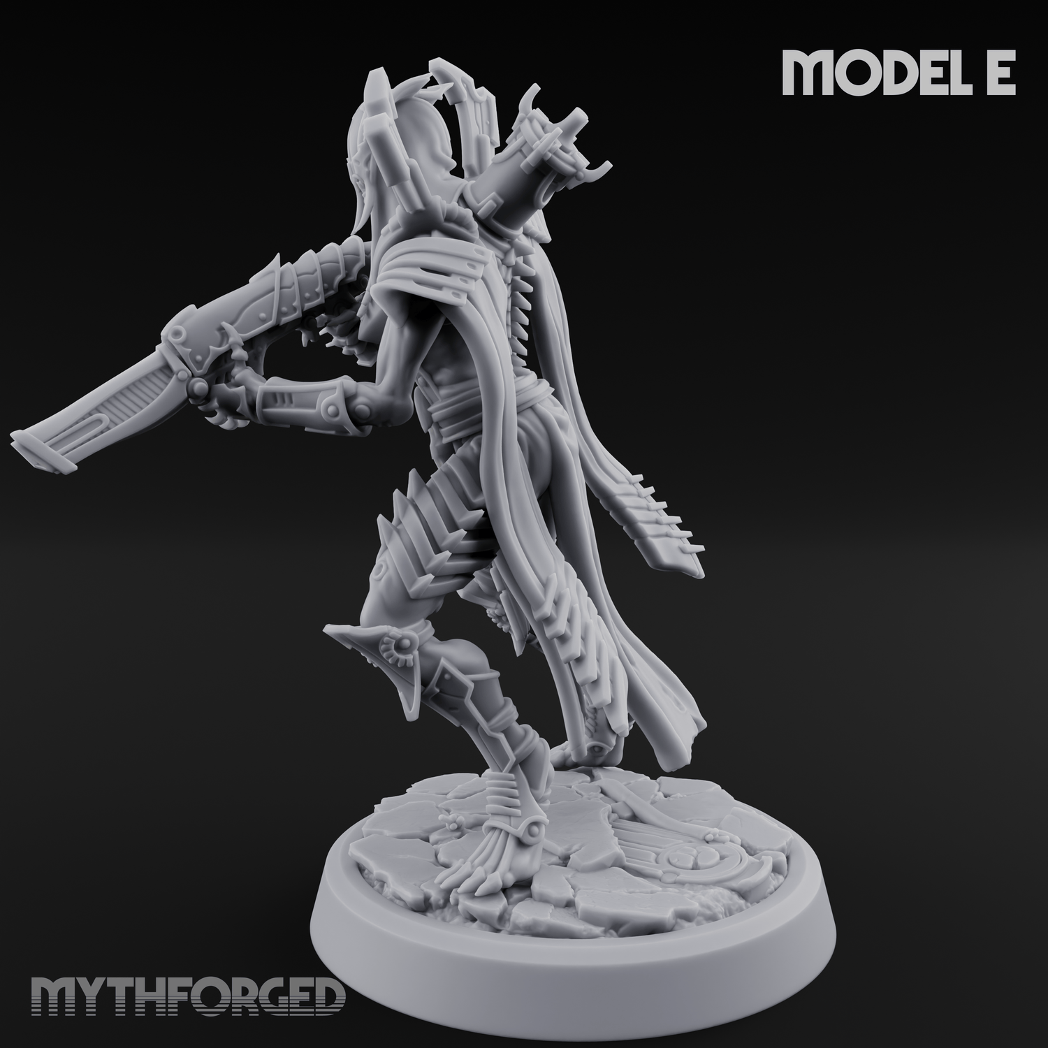 Weapons Bristling Elite Corpse Fleet Infantry E Miniature for Dungeons and Dragons, Pathfinder or other TTRPGs