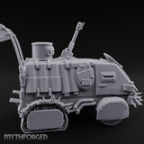 Turret-Mounted Spike-Rammed Wasteland Battle Truck Miniature for Dungeons and Dragons, Pathfinder or other TTRPGs