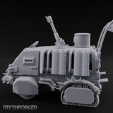 Turret-Mounted Spike-Rammed Wasteland Battle Truck Miniature for Dungeons and Dragons, Pathfinder or other TTRPGs